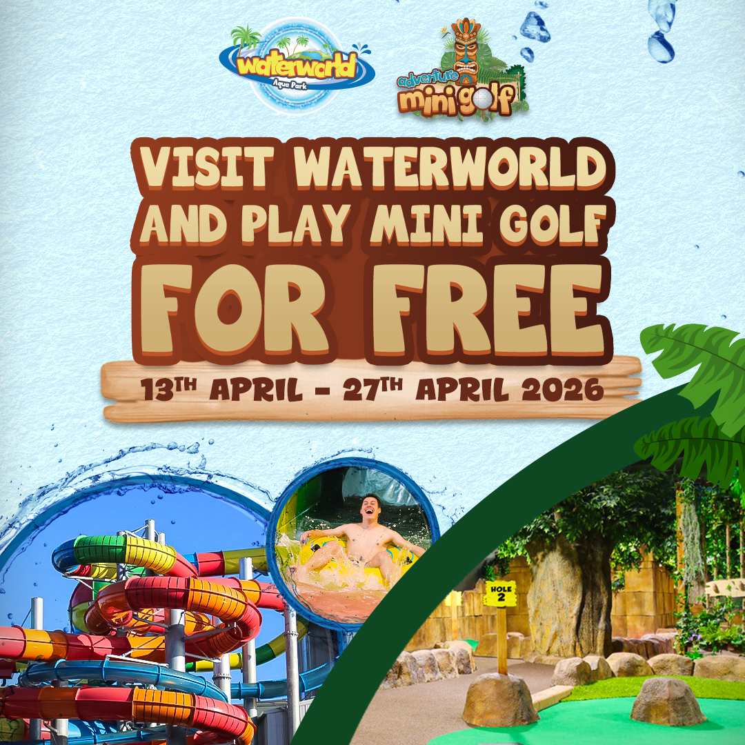 Free Mini Golf offer at Waterworld